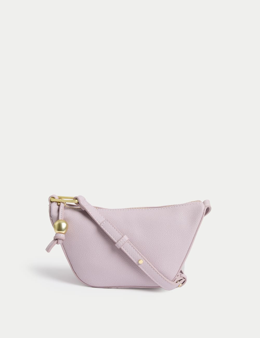 

Мини-сумка через плечо из искусственной кожи Marks & Spencer, цвет Lavender