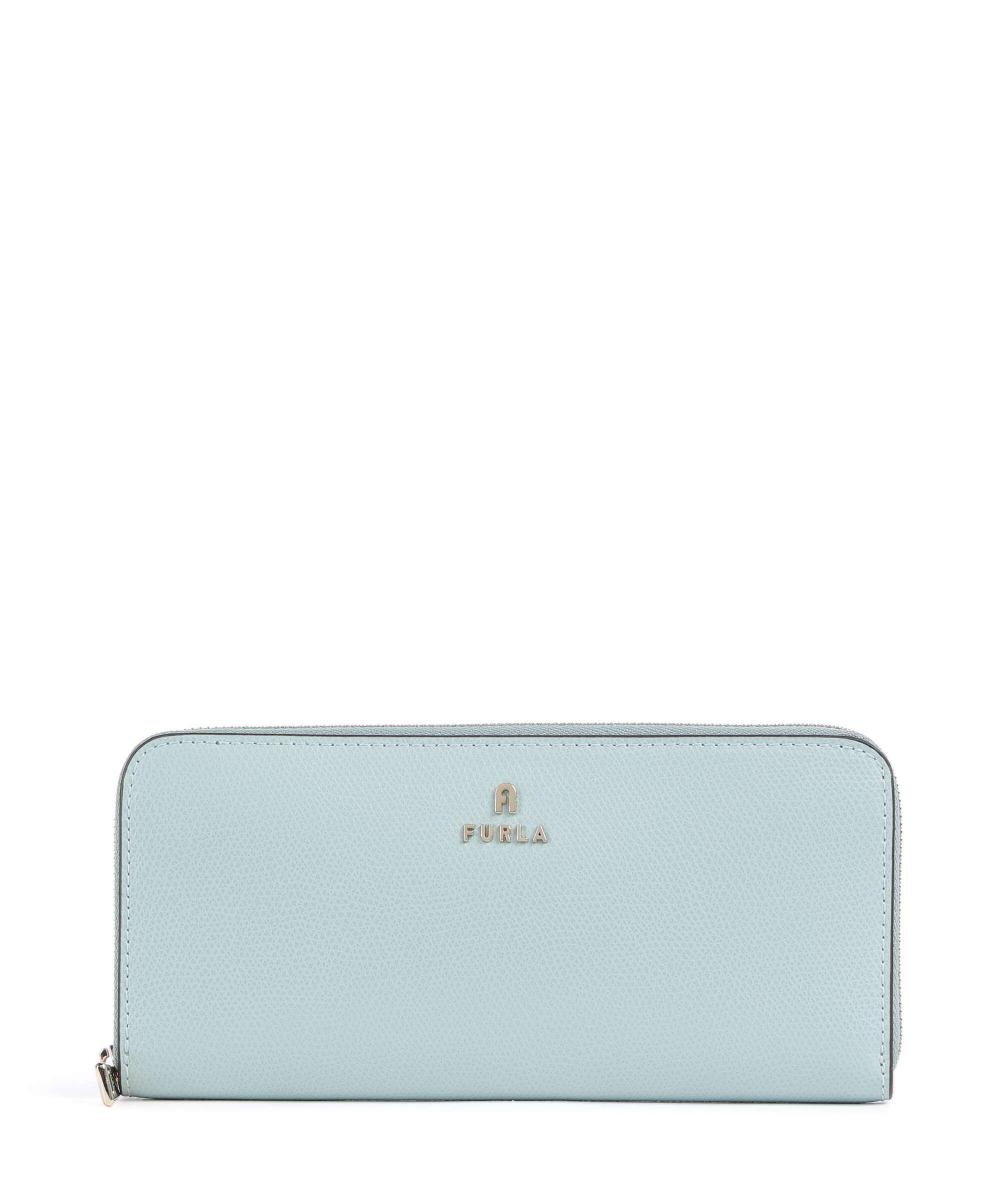 

Кошелек Camelia XL из зернистой кожи Furla, голубой