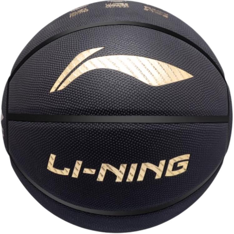 

LINING Badfive LBQG100 N PU баскетбольный мяч black gold размер 7 тренировочный unisex