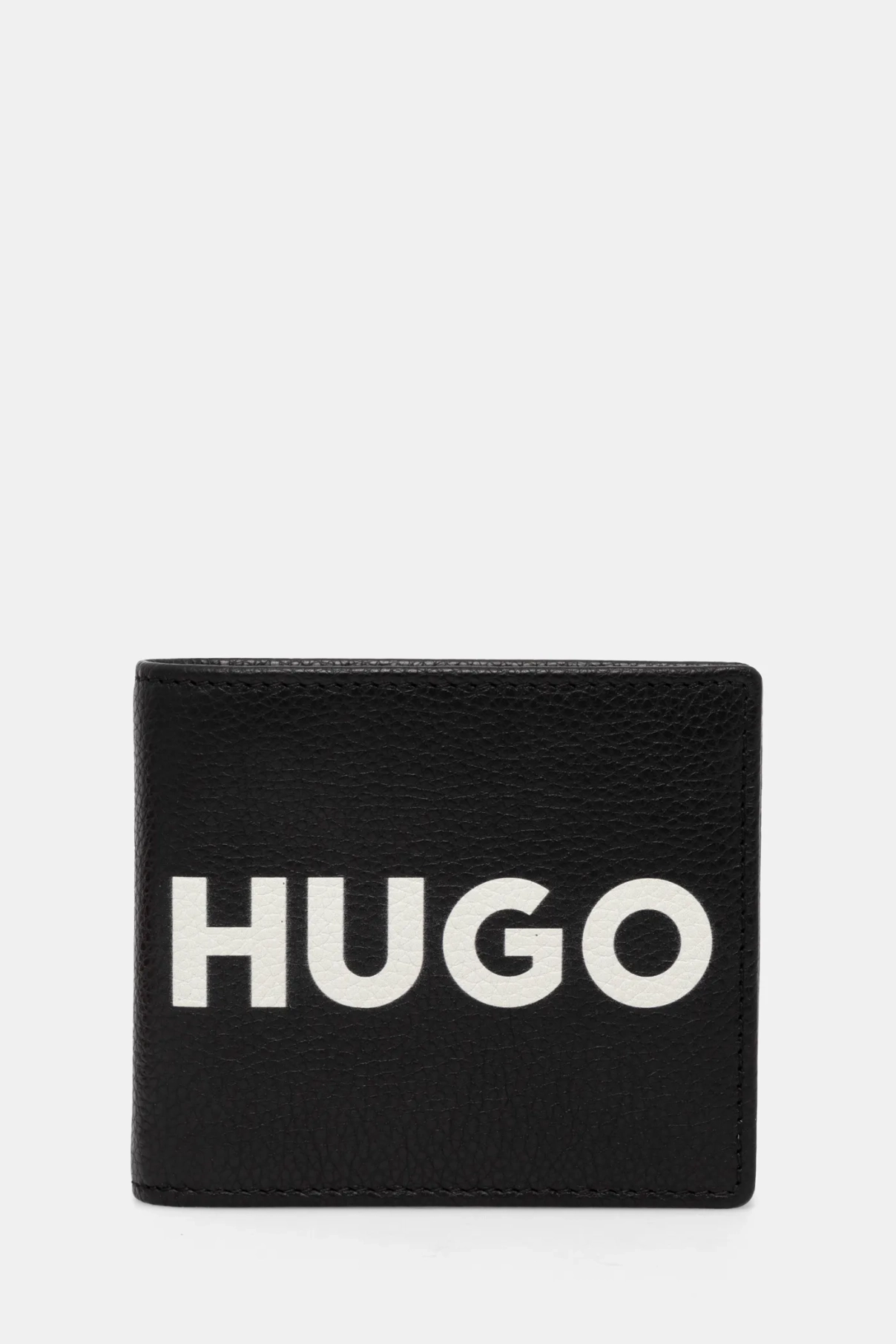 

Кожаный кошелек HUGO, черный