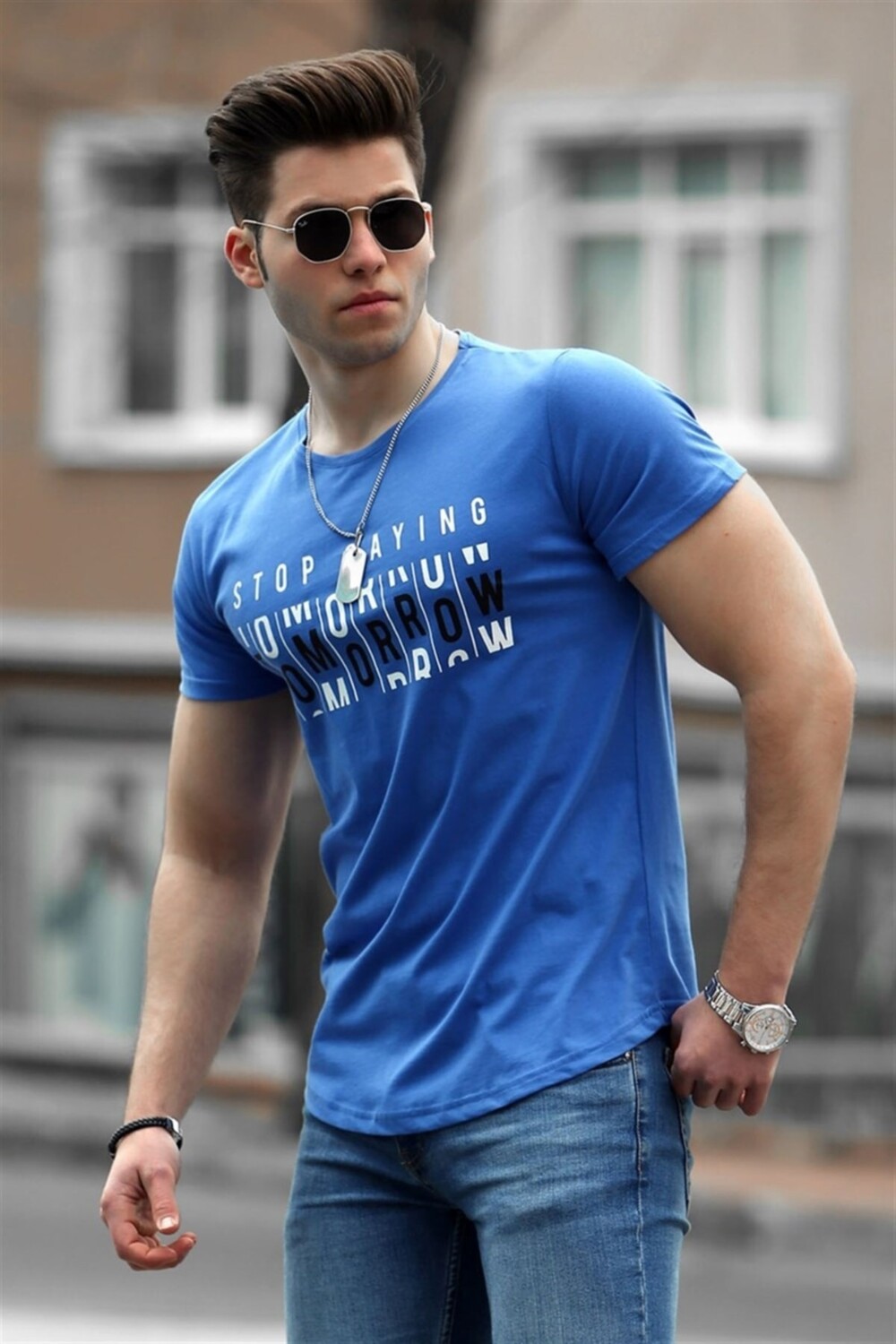 

Футболка Madmext, синий