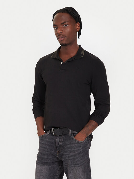 

Поло slim fit M5BP58 K7O64 Guess, черный