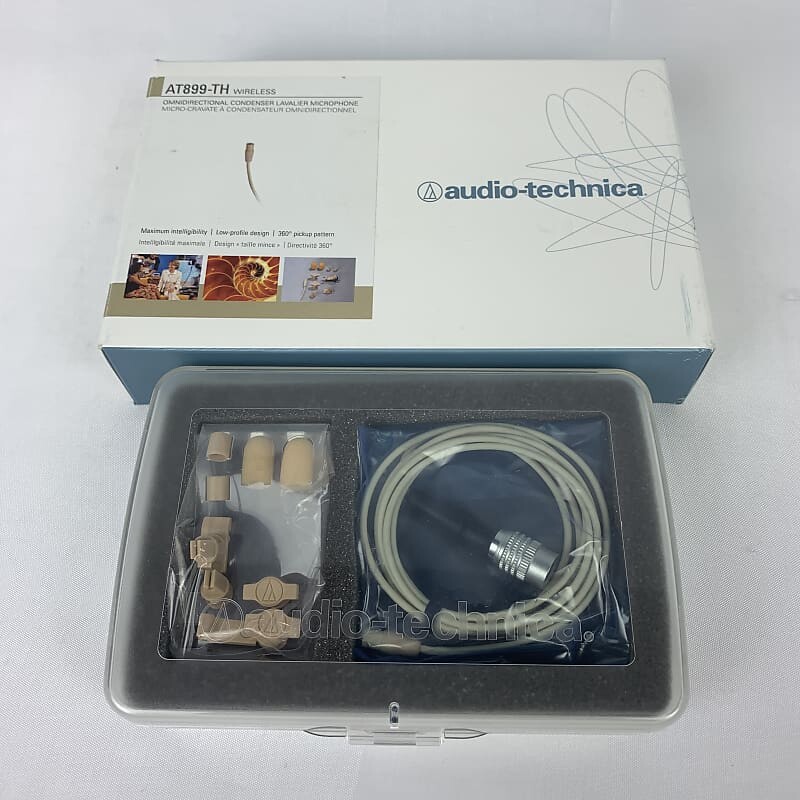 

Конденсаторный петличный микрофон Audio-Technica AT899cW-TH Omnidirectional Condenser Lavalier Mic