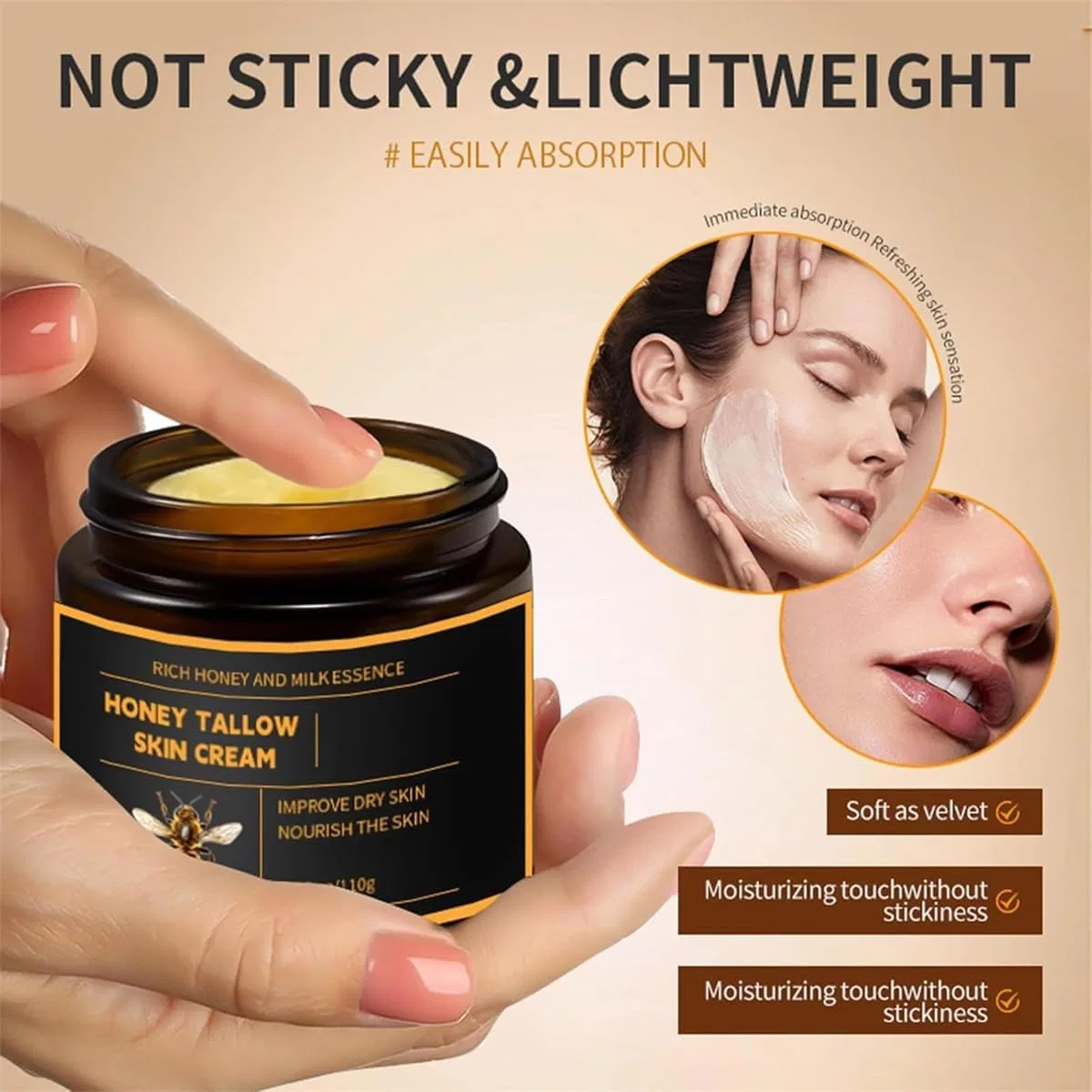 Бальзам для тела и лица Marroomi Tallow Honey Balm Bamideo — фото 2