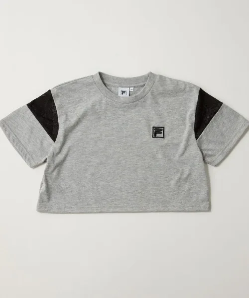 Футболка с мини-логотипом FILA Mini Logo T-Shirt серый меланж