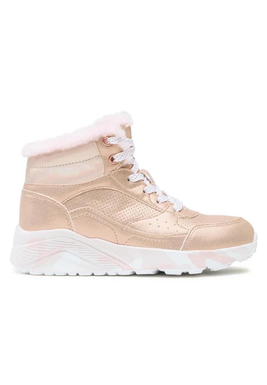 Детские кроссовки Skechers UNO LITE CAMO DAZZLE 310485L GDPK розовое золото — фото 2