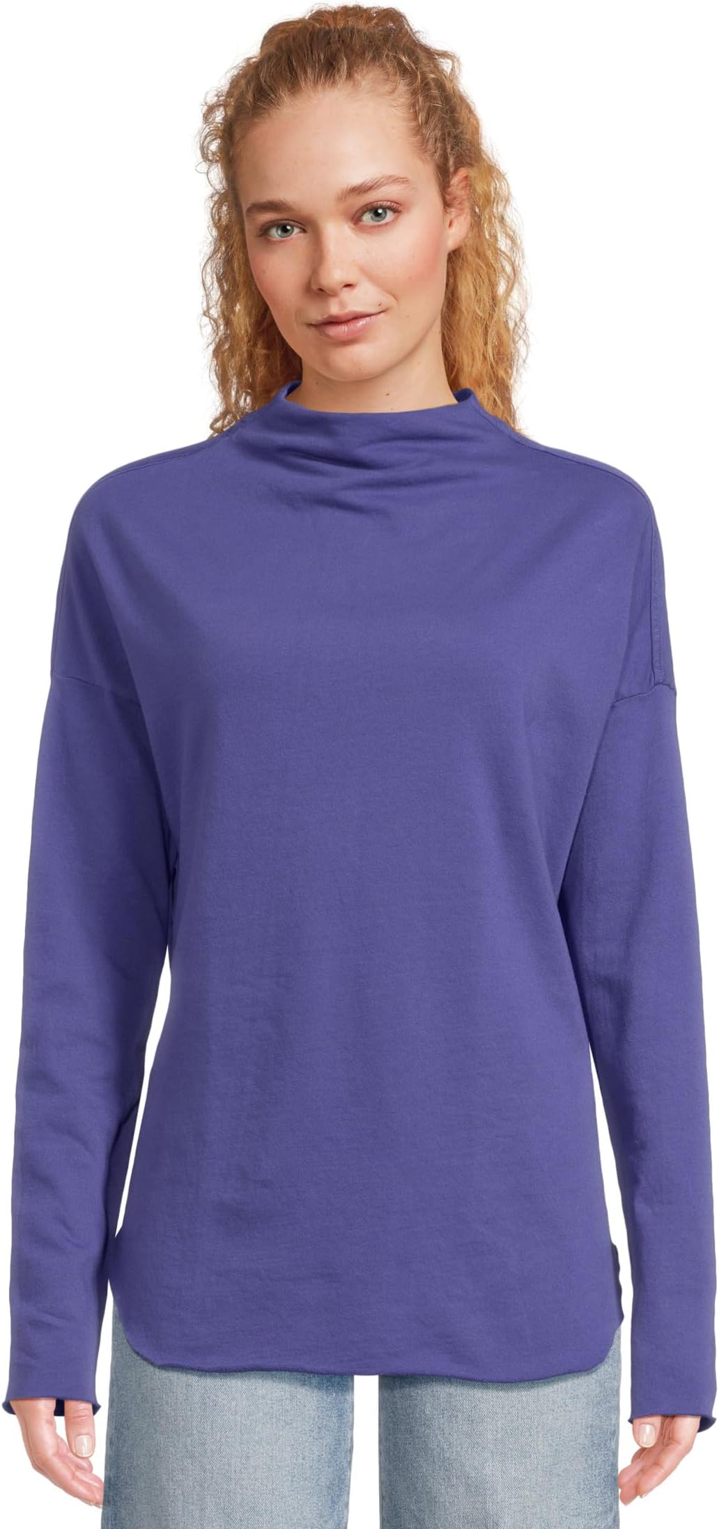 

Свитер Michael Stars Laurel Mock Neck Top, цвет Moonlit