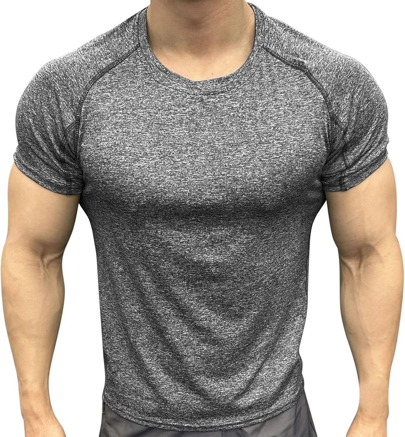 

Xiaojake Футболка для тренировок мужская Short Sleeve Quick Dry Moisture Wicking Xiaojmake