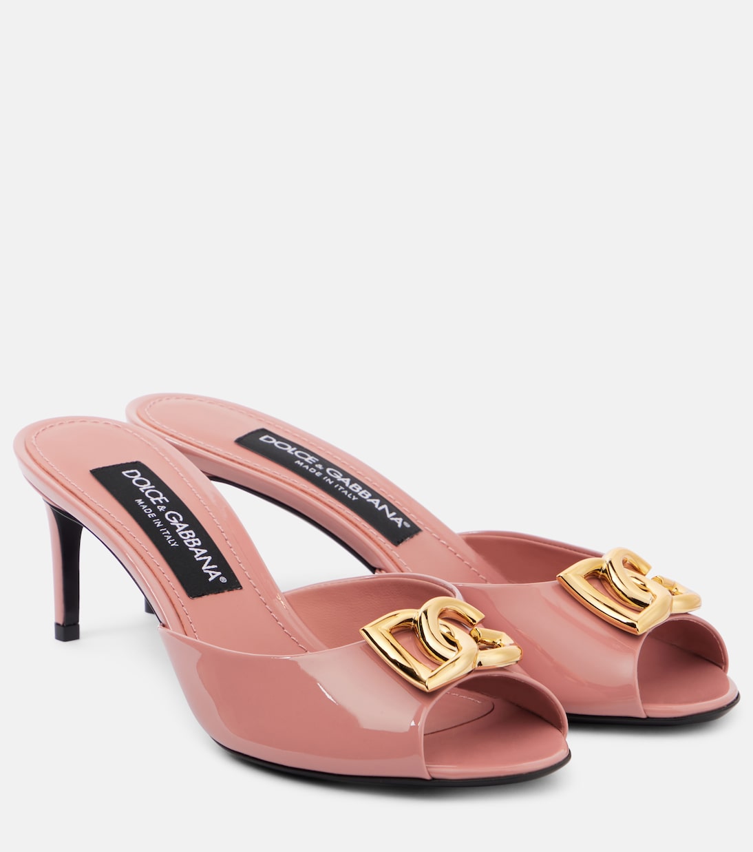 Кейра DG 60 лакированные мюли Dolce&Gabbana, Rosa
