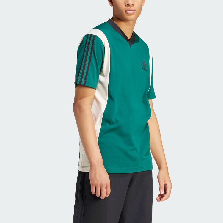 Футболка Adidas Archive Colourblock Adidas Originals, зеленый — фото 4