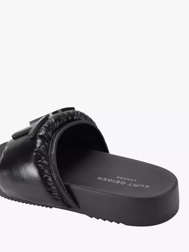 Сандалии Kurt Puff Slider, черные Kurt Geiger London — фото 3