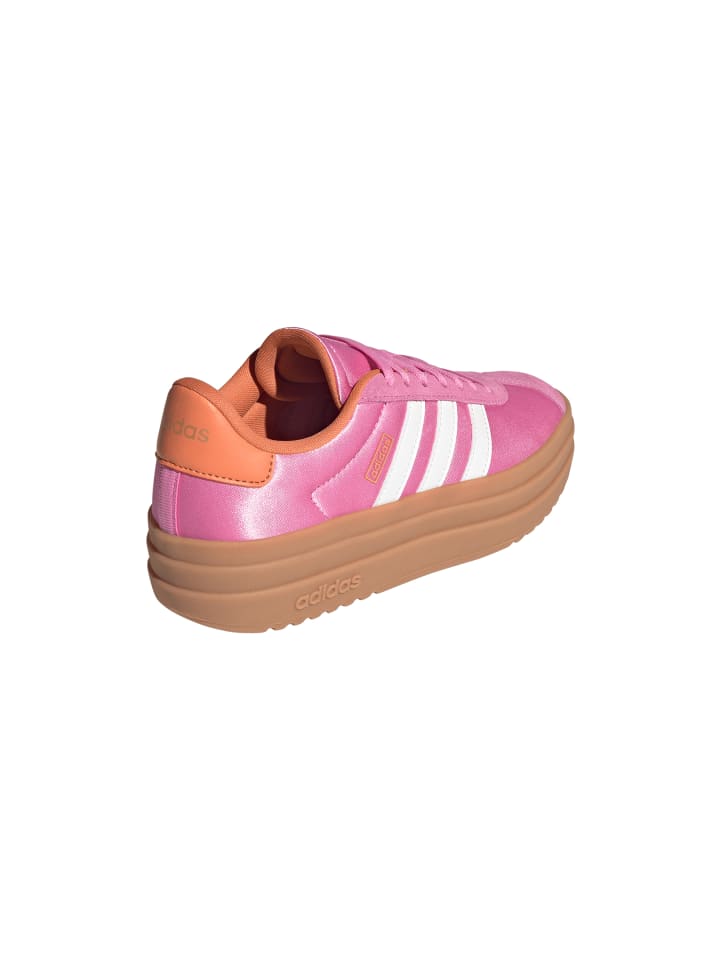 Adidas Низкие кроссовки VL Court Bold J розового цвета — фото 4