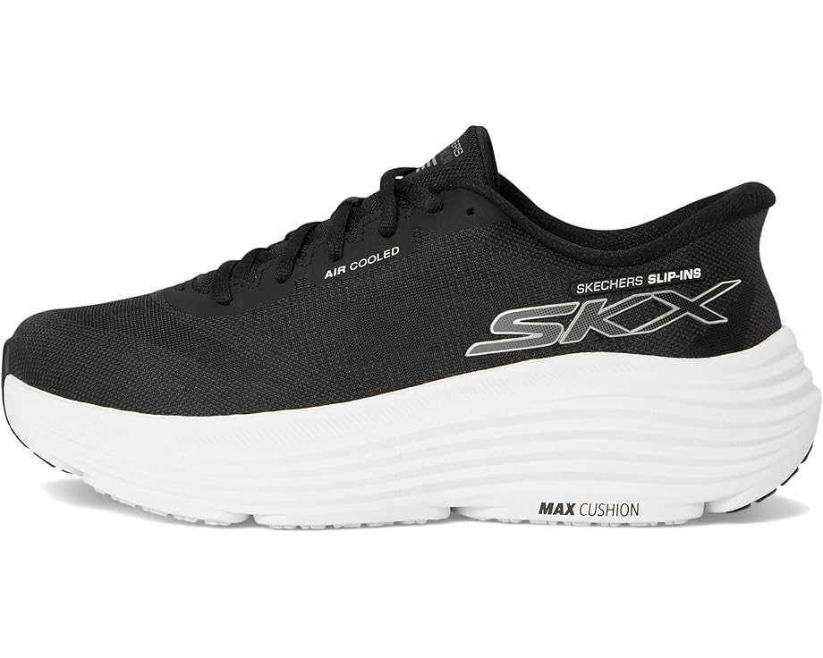 Кроссовки SKECHERS Max Cushioning Endeavour Hallandale Hands Free Slip-Ins, черный/белый — фото 4