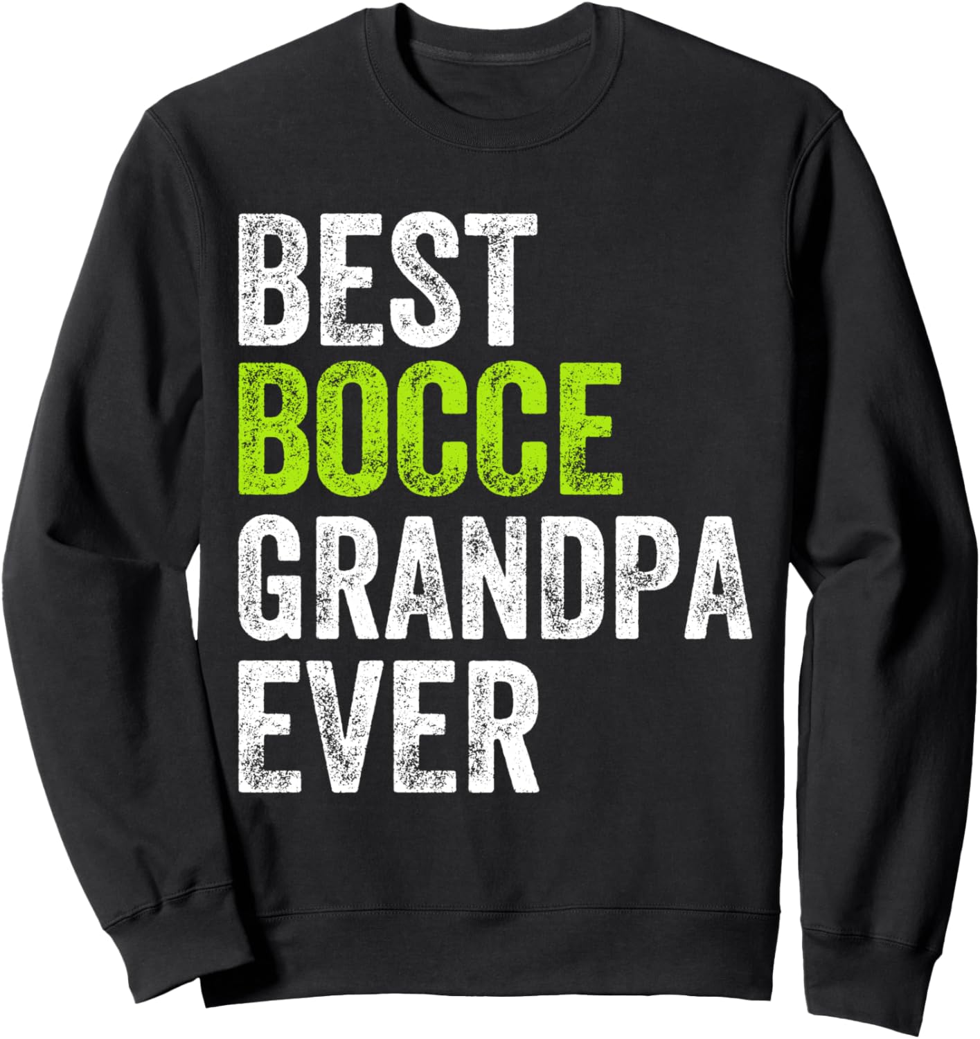 

Лучший дедушка-бочче всех времен - толстовка с надписью Дедушка-игрок в бочче Boccia Player Daddy Bocce Ball Player, черный