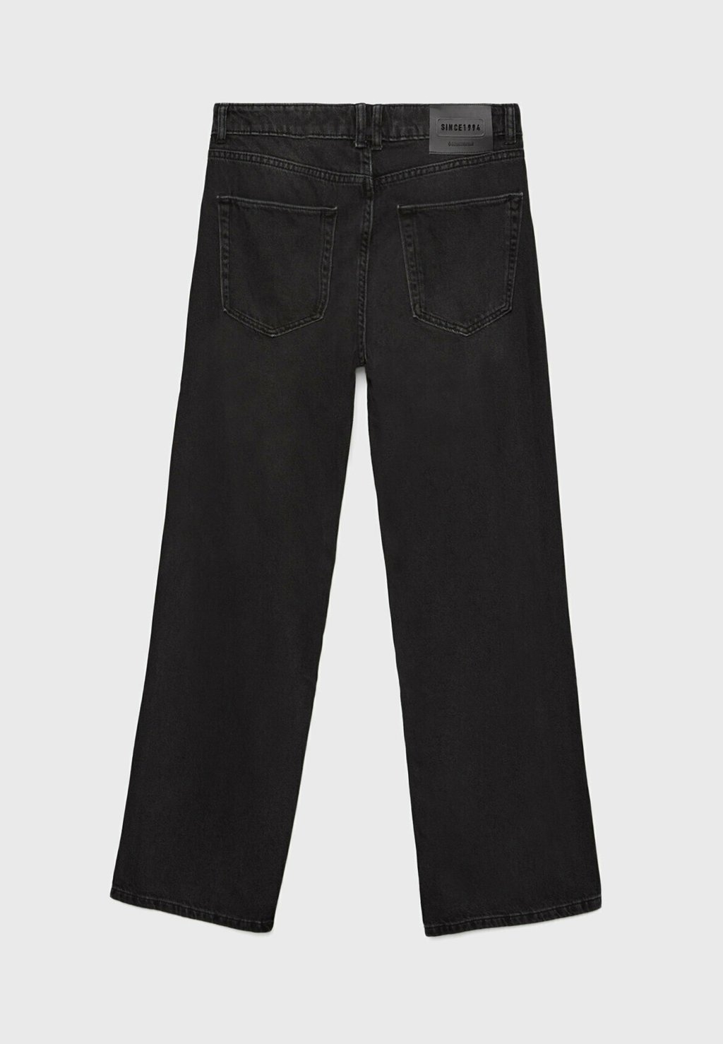 

Джинсы прямого кроя WITH EYELETS Stradivarius, серый деним