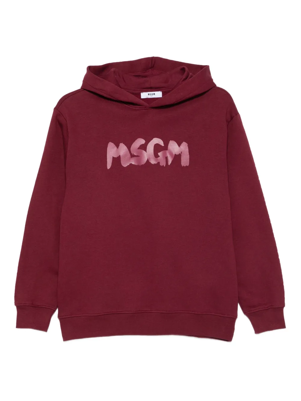 

Худи с логотипом MSGM Kids, красный