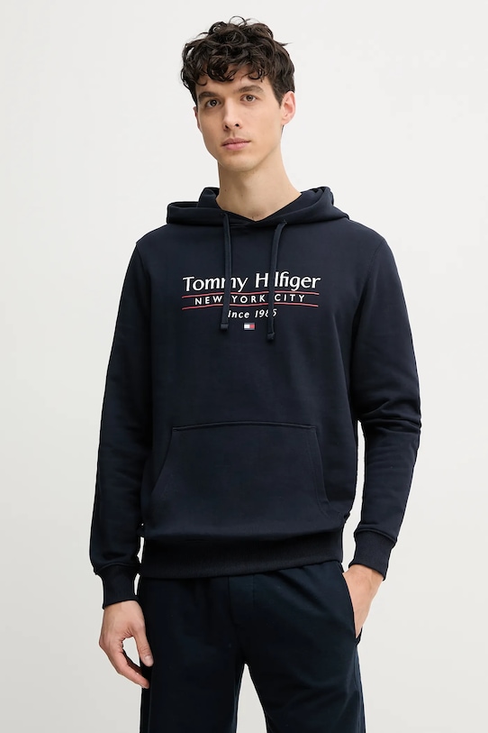 

Хлопковая толстовка Tommy Hilfiger, темно-синий