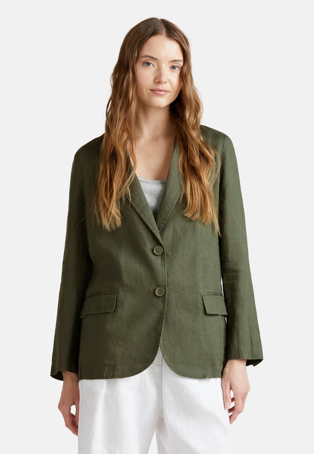 

Короткое пальто United Colors of Benetton, зеленый