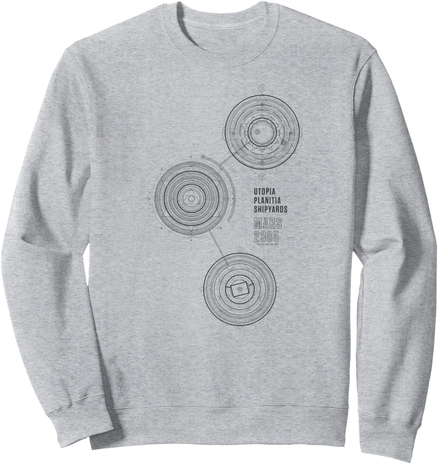 

Толстовка Star Trek: Picard Utopia Planica Shipyard, серый