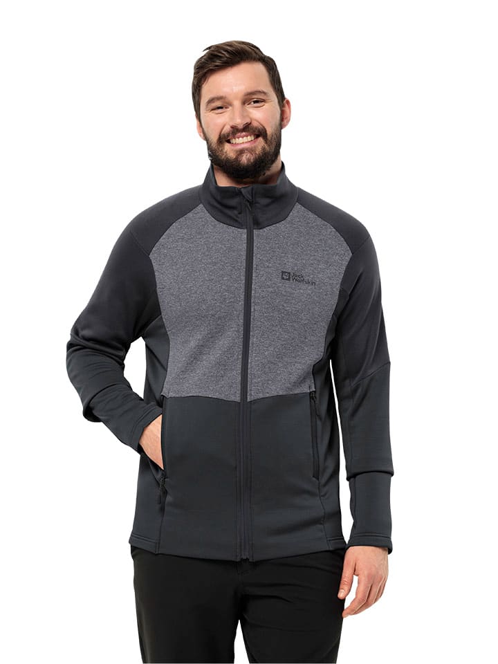 

Флисовая куртка Jack Wolfskin Fleecejacke Marienberg, цвет Anthrazit/Schwarz