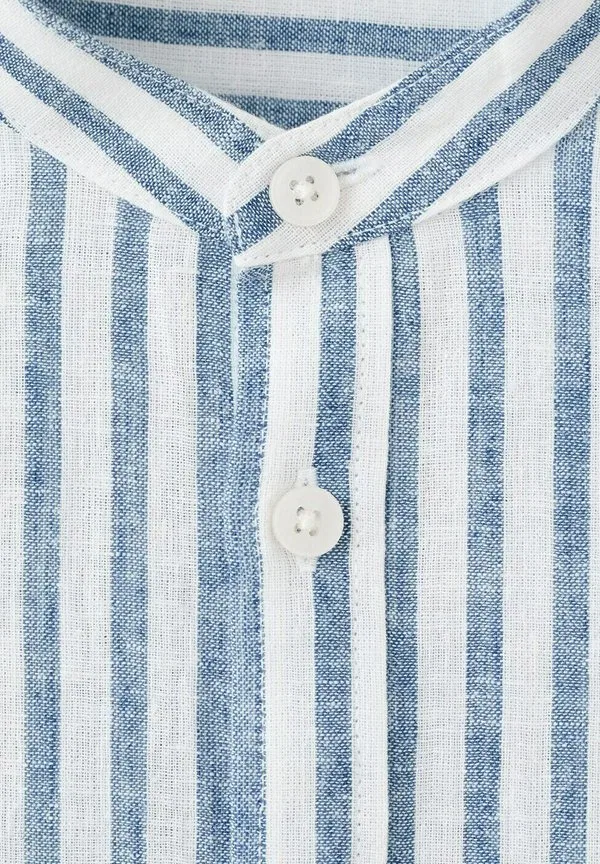 Подростковая рубашка Mango Kids, Light Blue — фото 2