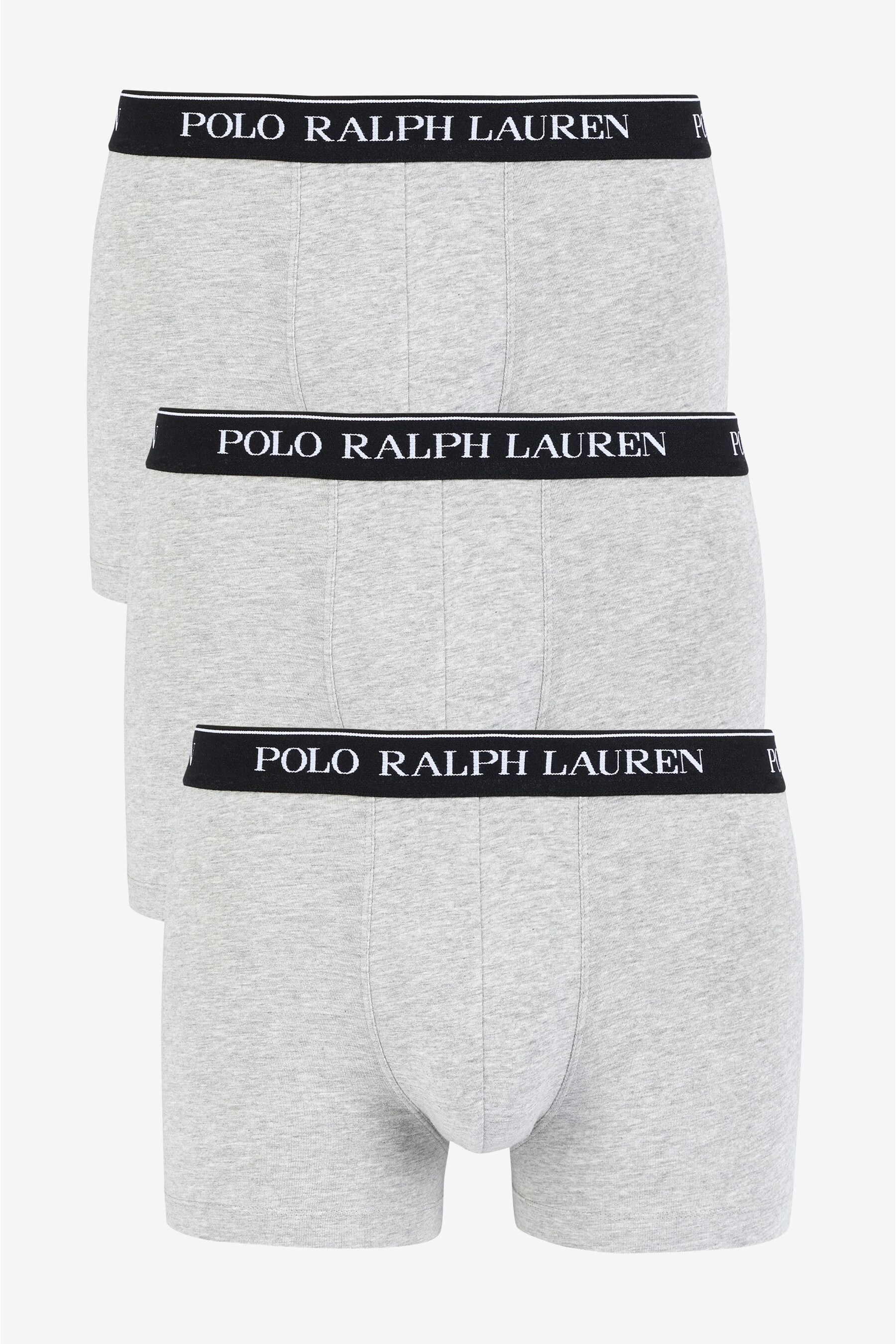 

Комплект из трех пар хлопковых боксеров Polo Ralph Lauren, серый