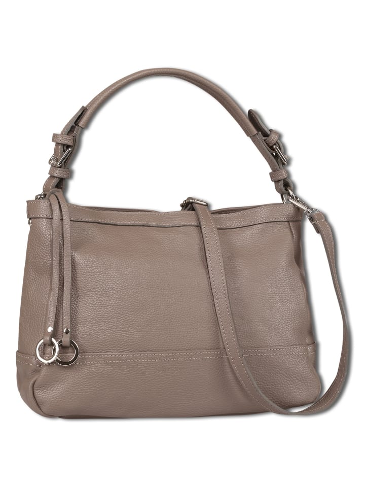 

Сумка через плечо Toscanto, кожа, серая, ок. 38 см