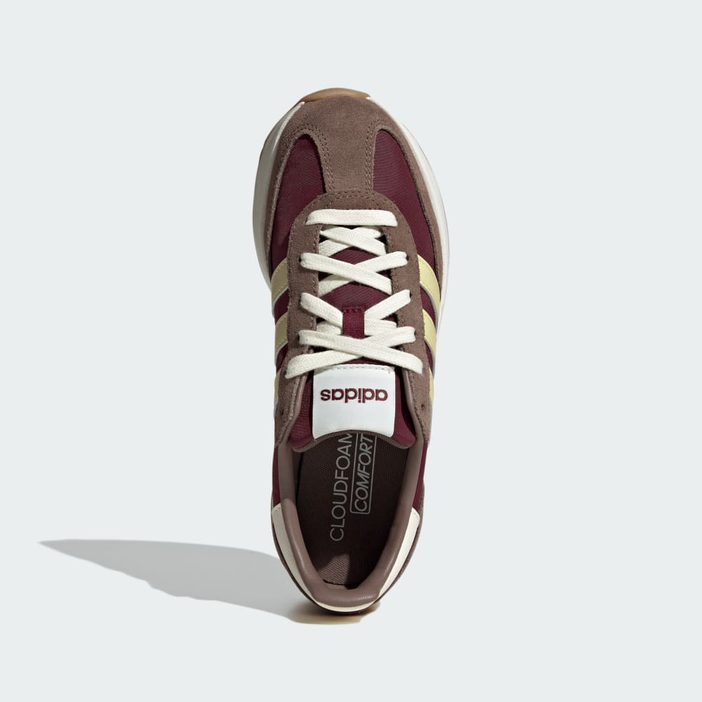Кроссовки Adidas RUN 70s 2.0 Shoes, цвет Maroon/Powder Yellow/Earth Strata — фото 2