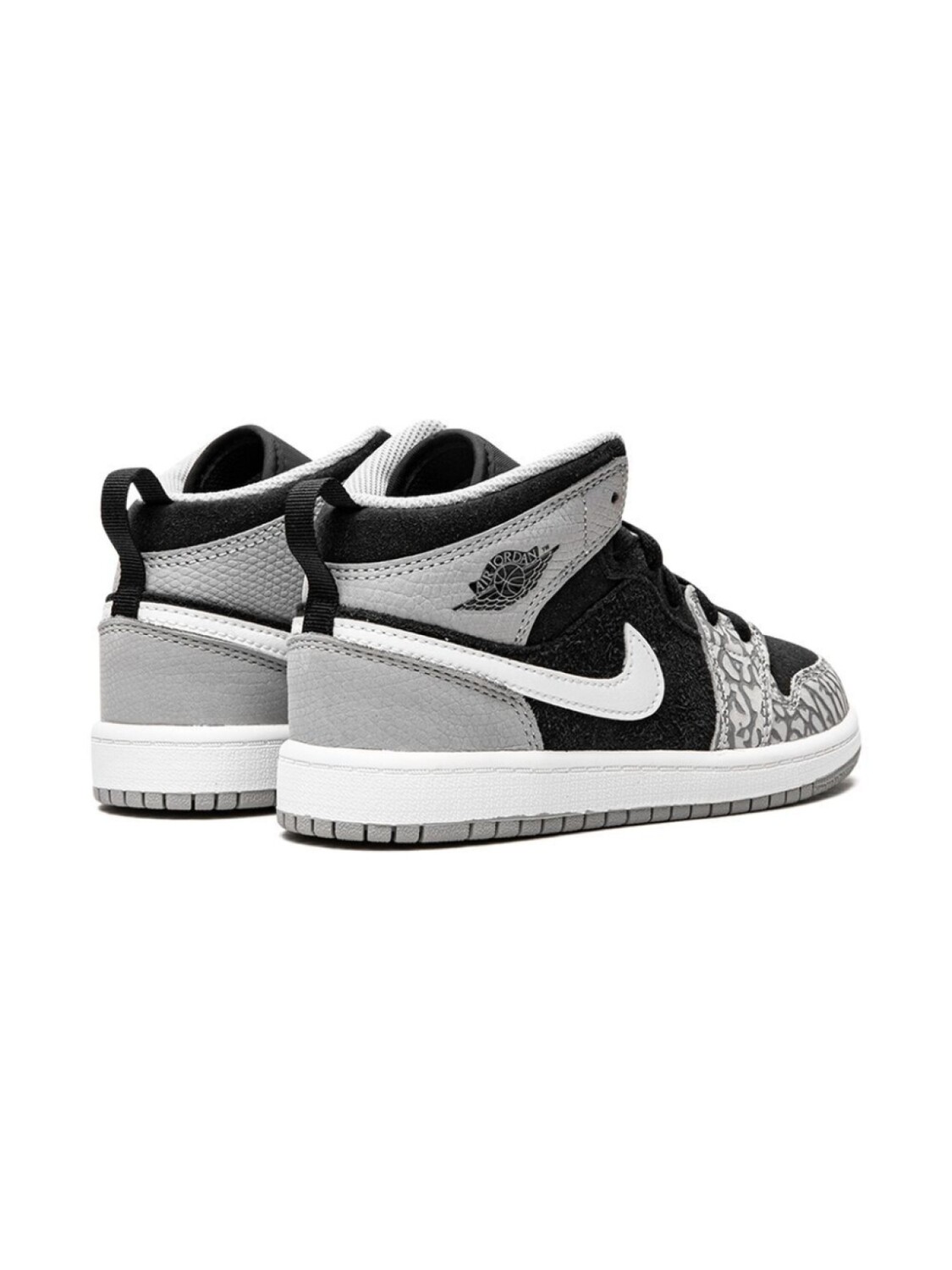 Jordan Kids кроссовки Air Jordan 1 Mid, серый — фото 3