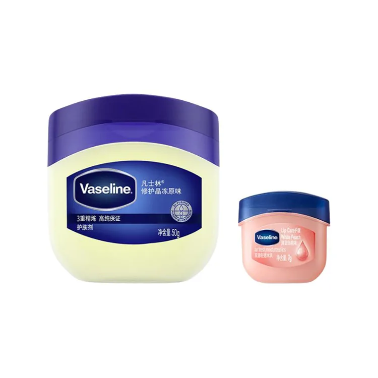 Vaseline CHAOLIUYISHUJIA увлажняющий и питающий набор двойного действия для успокоения кожи 100 мл + 7 г, Two-Piece Set: Rose Hand Cream 100ml+White Peach Lip Balm 7g — фото 4