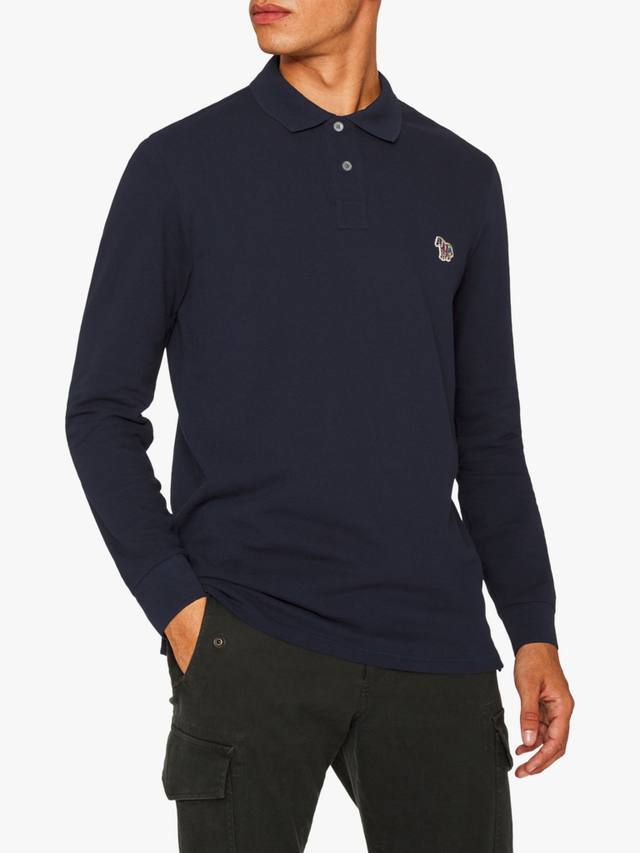 

Хлопковая пике-поло с длинными рукавами Paul Smith