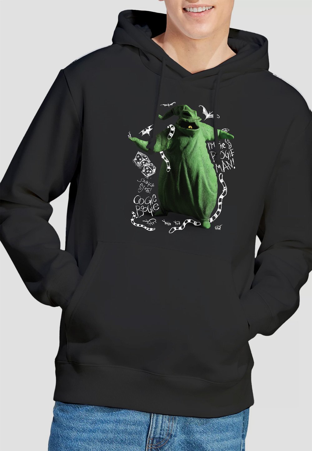 

Толстовка с капюшоном THE NIGHTMARE BEFORE CHRISTMAS IM OOGIE BOOGIE Disney, черный