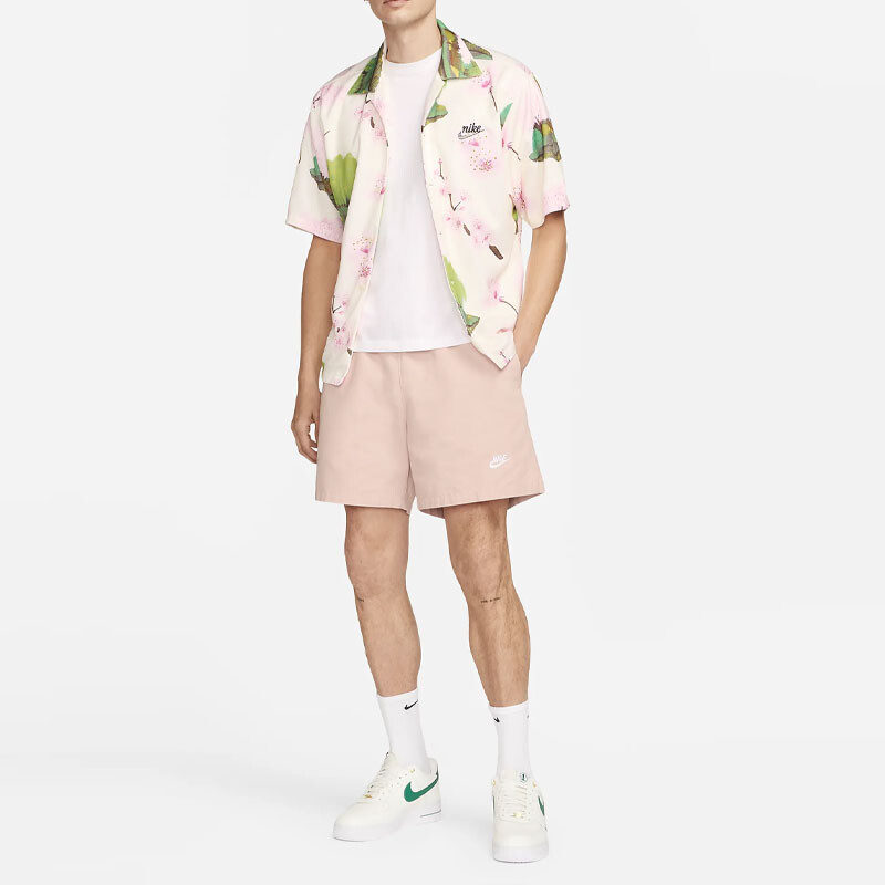 Рубашка мужская розовая Nike, розовый — фото 3