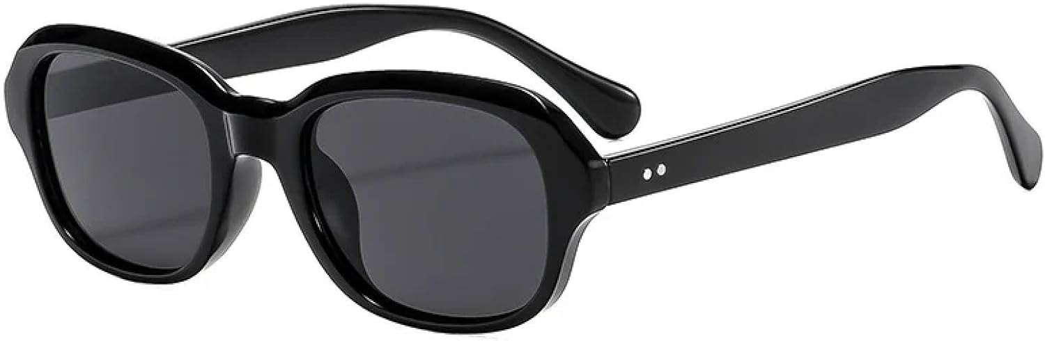 

Солнцезащитные очки с защитой от УФ-излучения UV400 | Прозрачные линзы Ocean Lens Rivet Punk | Для женщин и мужчин, для занятий спортом на открытом воздухе и вождения DSVIGF, Black-black