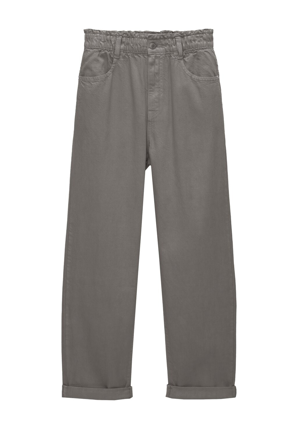 

Брюки PAPERBAG PULL&BEAR, серый