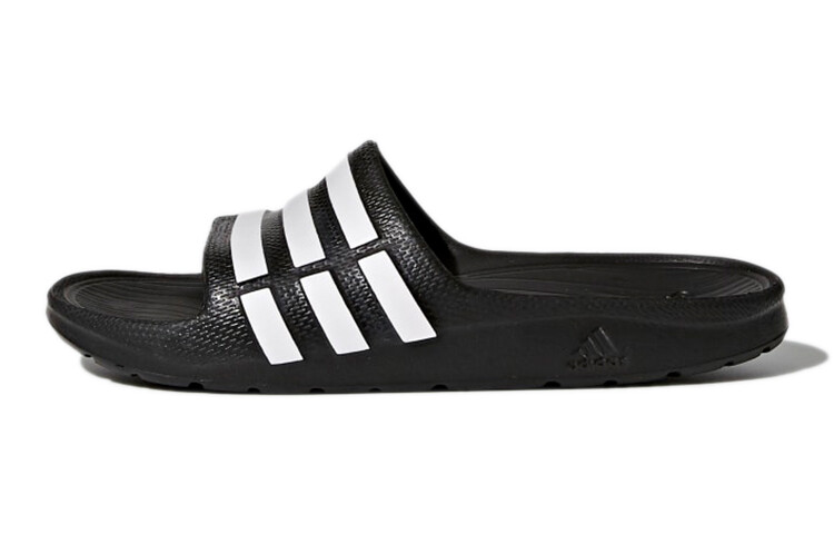 

Детские шлепанцы серии Duramo Kids Carbon Black/white Adidas