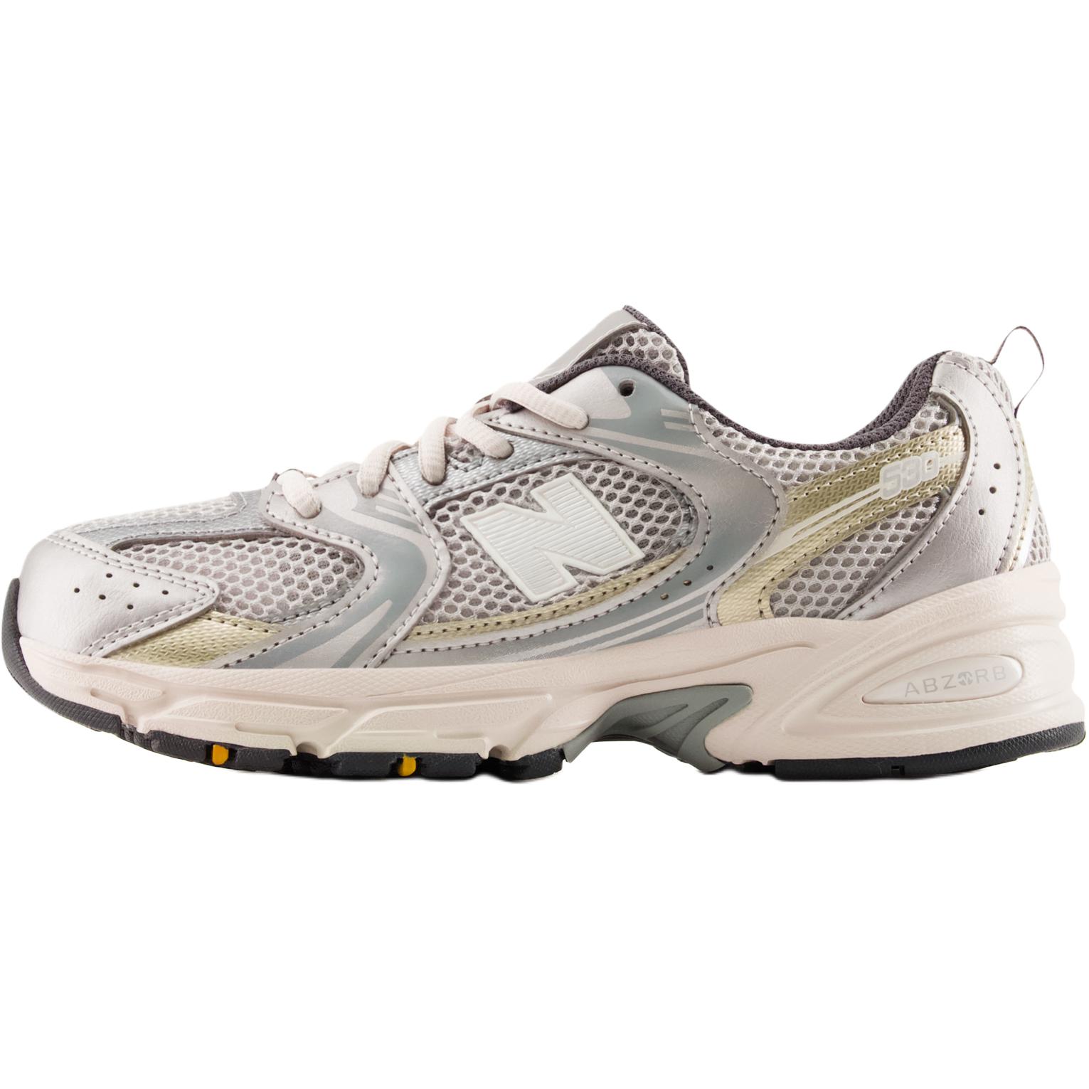 

Низкие детские повседневные кроссовки NB 530 New Balance, серый/серебряный