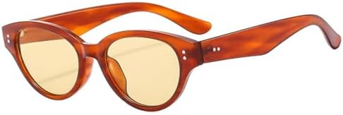 

Ретро-солнцезащитные очки для женщин, модные заклепки, конфетные цвета, мужские солнцезащитные очки в стиле панк, яркие очки с защитой от УФ-излучения UV400 MTZJH, Leoaprd-lightorange