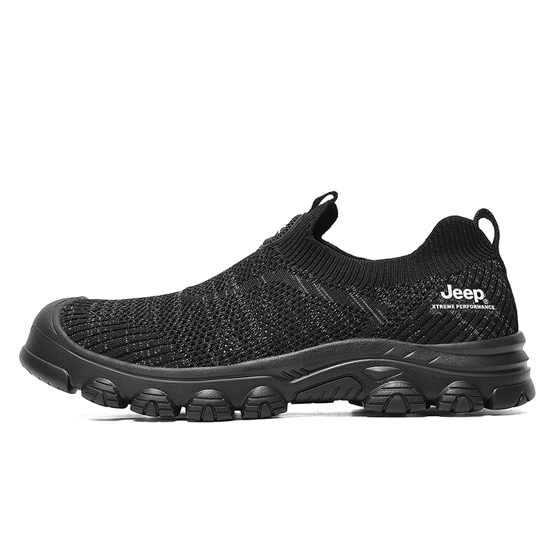 

Износостойкие, дышащие, легкие, низкие повседневные мужские туфли Jeep, Black