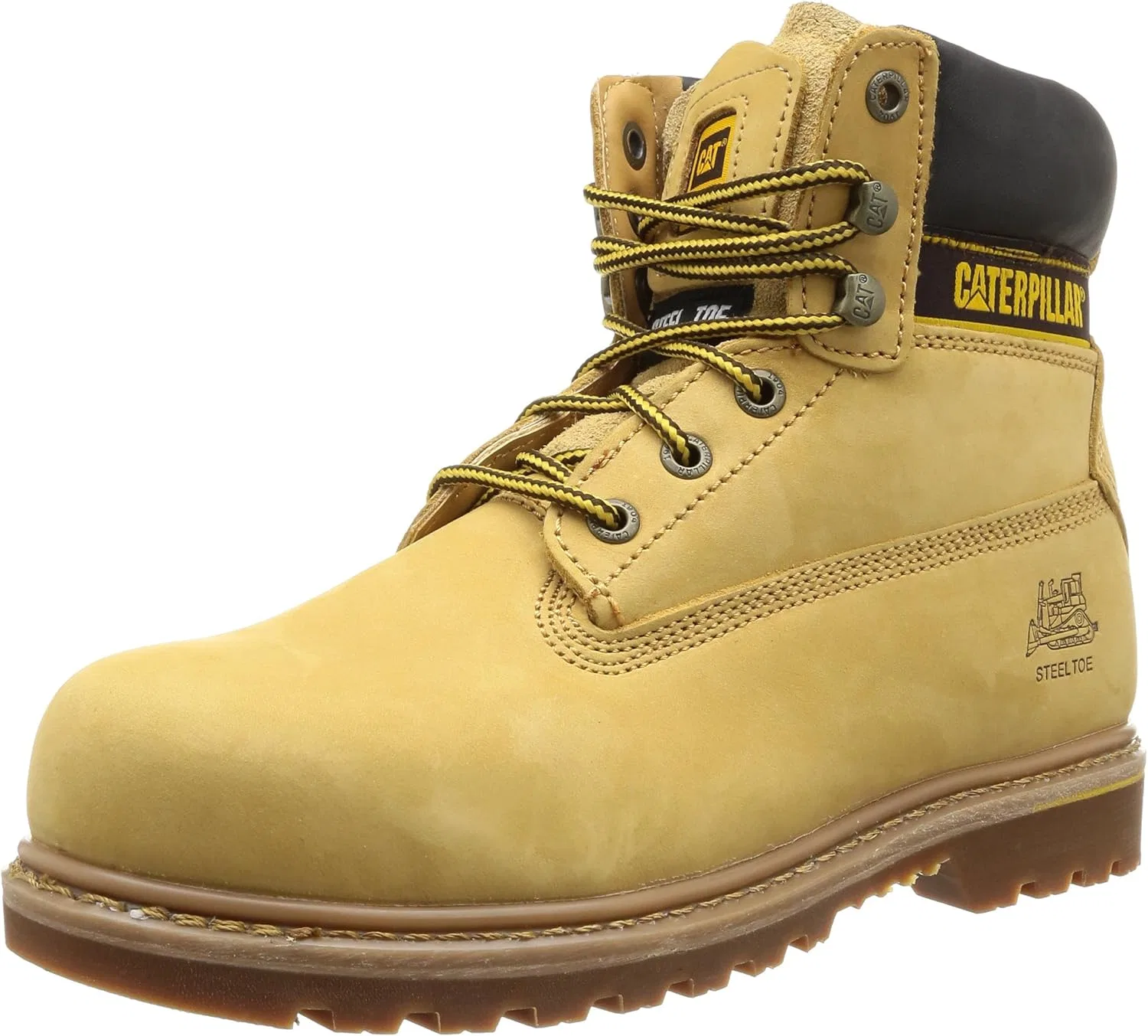 Ботинки CAT Herren Holton Sb E Fo Hro SrcStiefel, Honey Reset