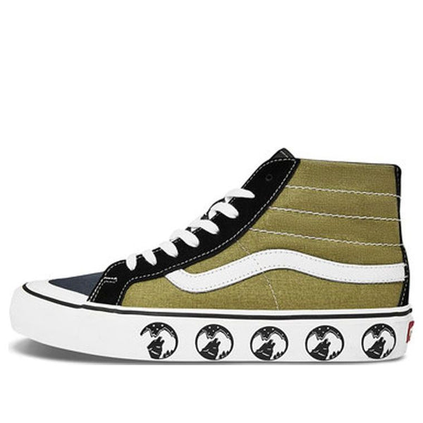 

Кроссовки sk8-hi 138 decon sf 'black green' Vans, черный