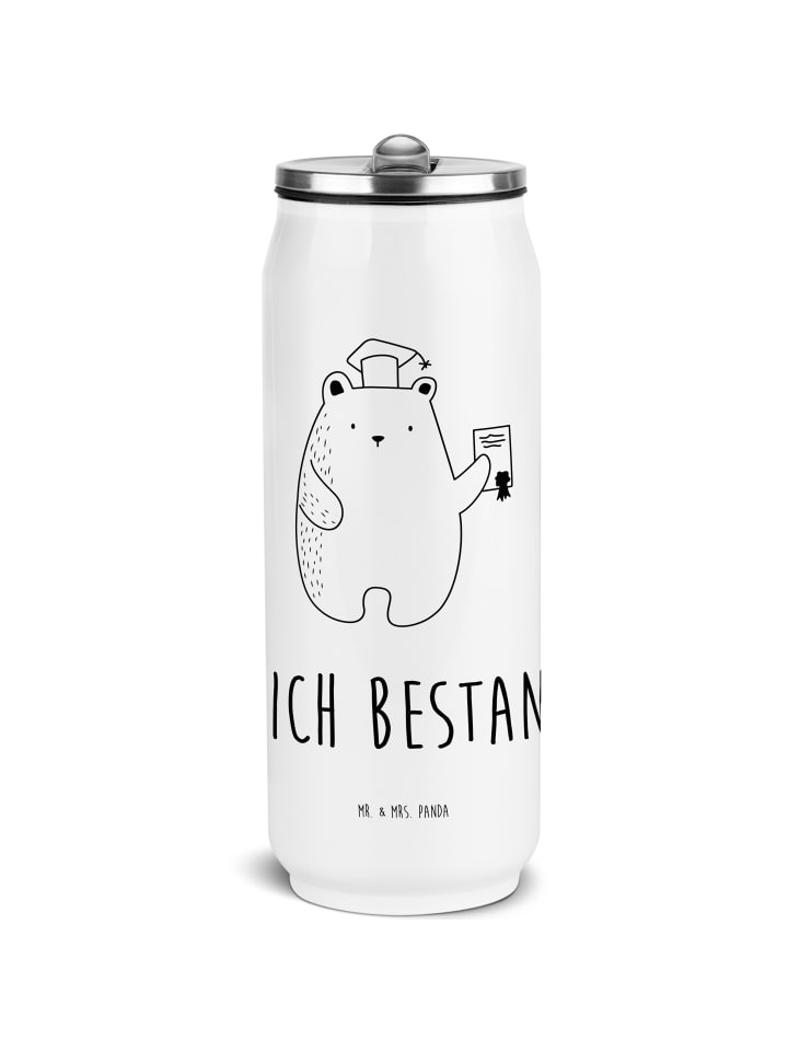 

Mr. & Mrs. Panda Бутылка для напитков с изображением медведя и надписью белого цвета