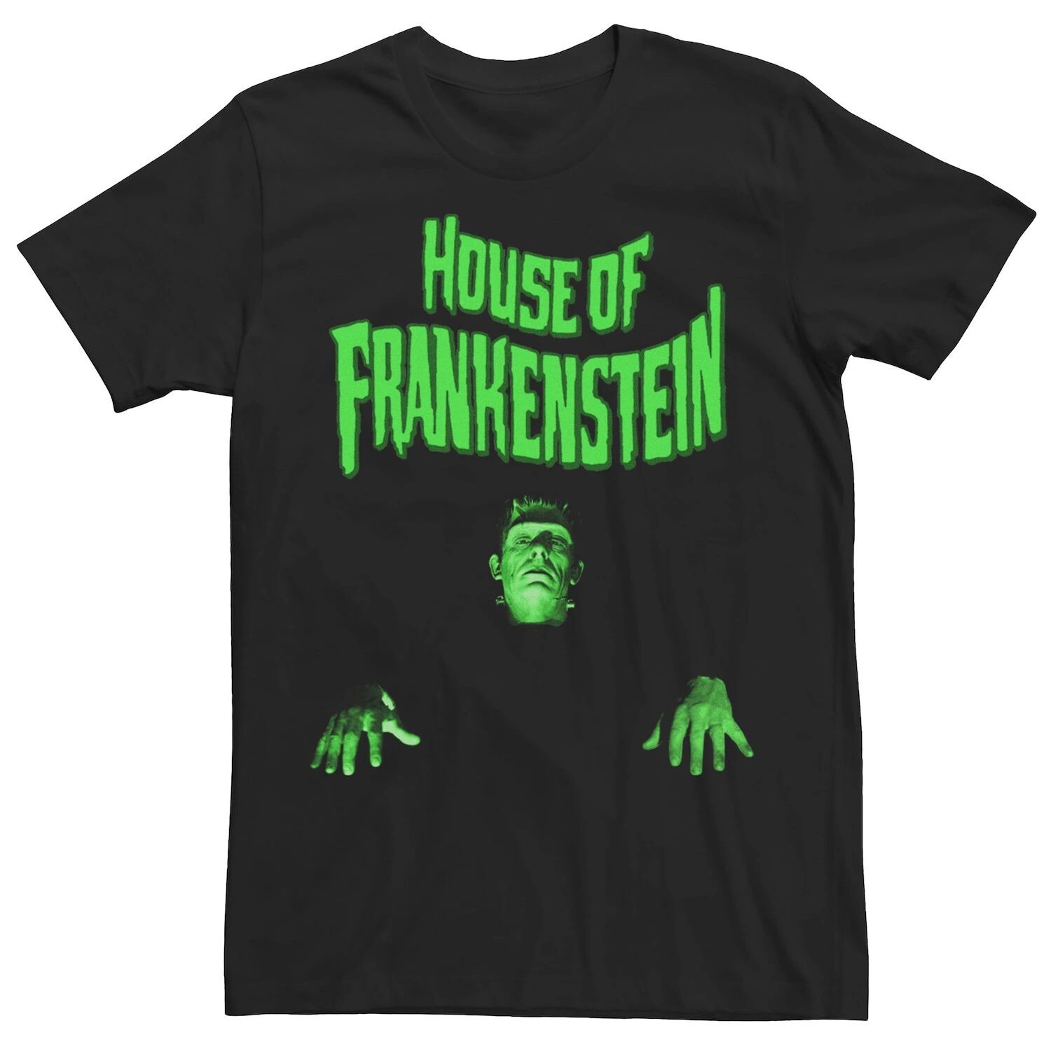 

Мужская универсальная футболка Monsters House of Frankenstein Licensed Character