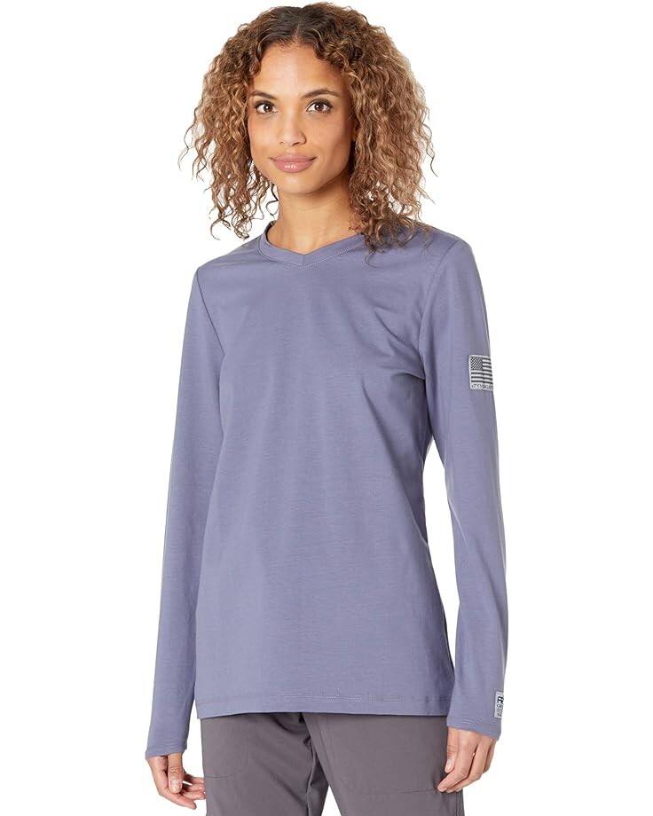 

Рубашка Tyndale FRC Versa V-Neck Long Sleeve, цвет Vintage Indigo