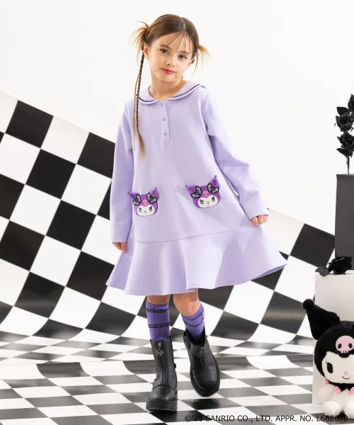 Детское платье ANNA SUI mini с принтом Куроми
