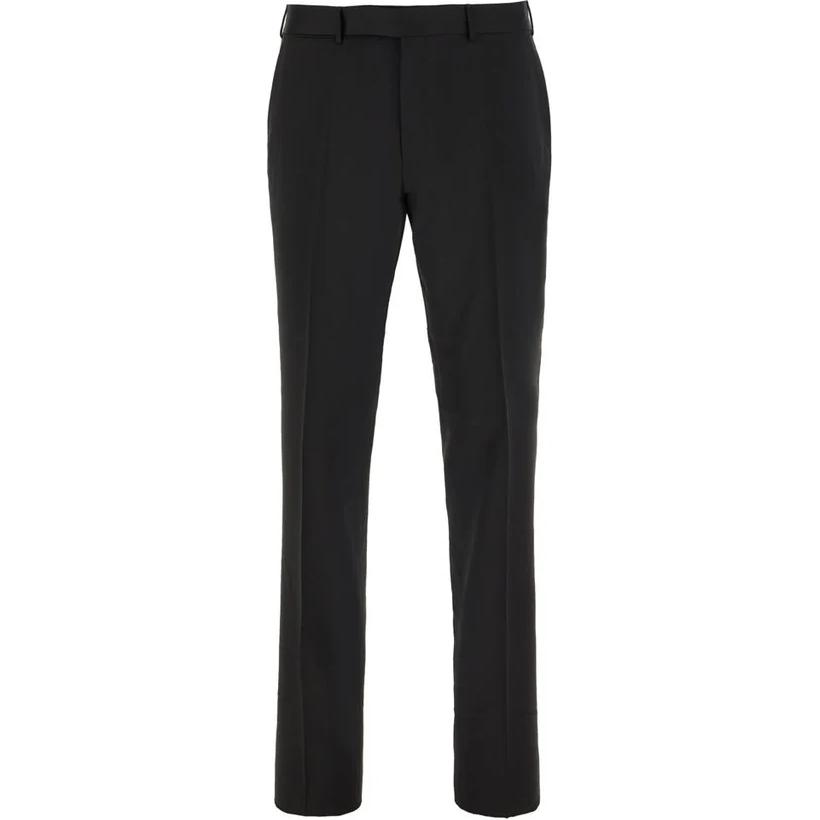 

Брюки с заутюженной стрелкой и сужением Ermenegildo Zegna, черный