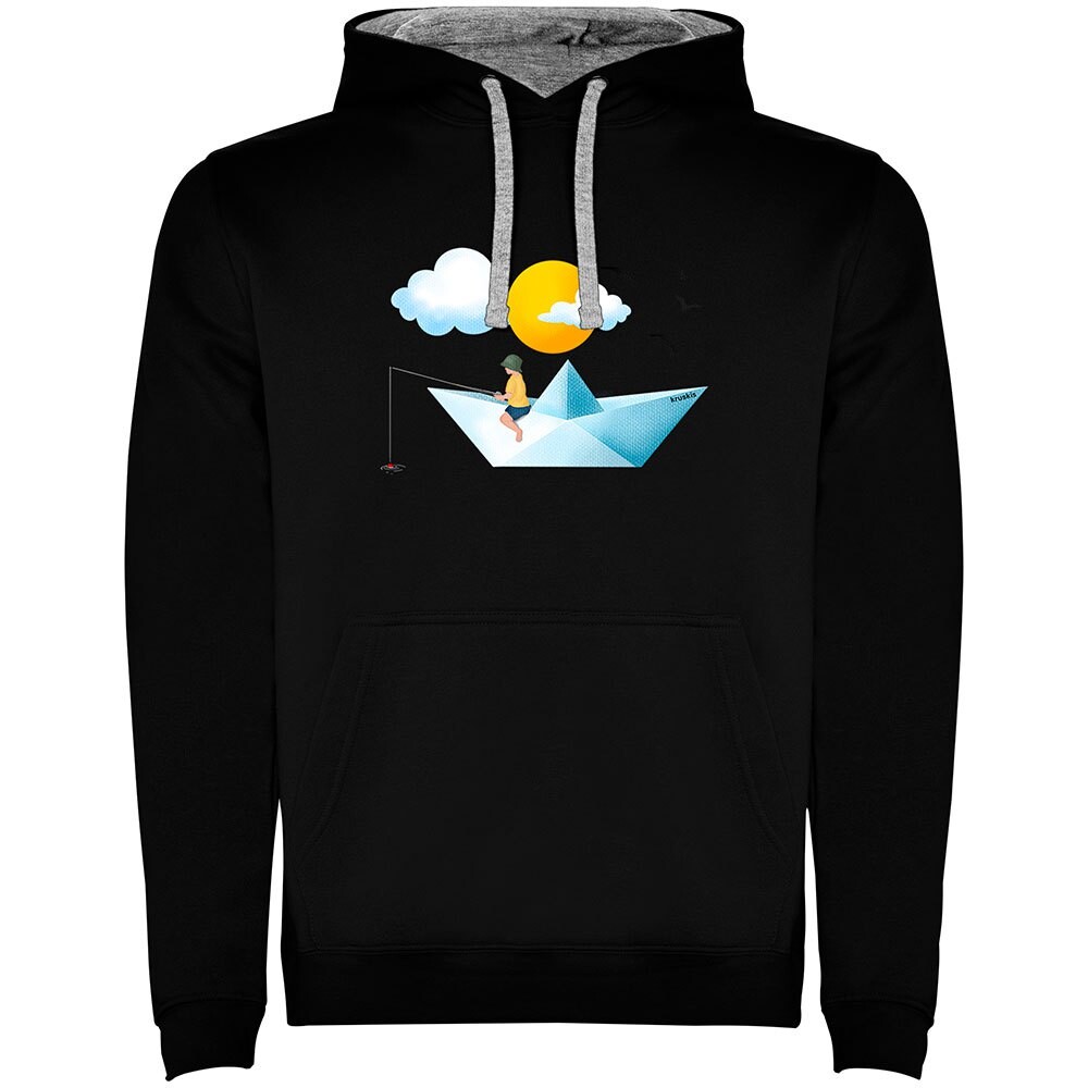

Худи Kruskis Paper Boat Two-Colour, черный