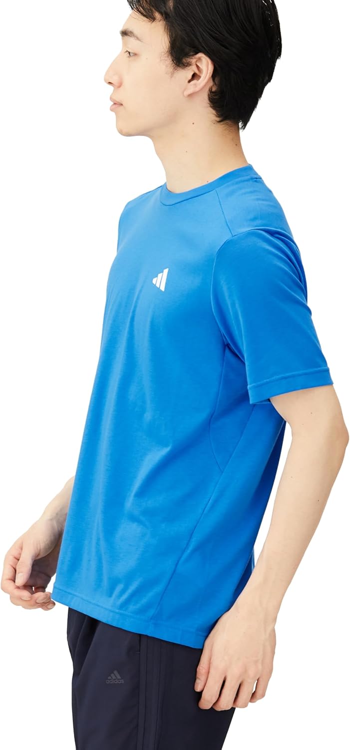 Мужская футболка с коротким рукавом Aero Lady Designed to Move Feelready IWO37 Adidas, синий — фото 4