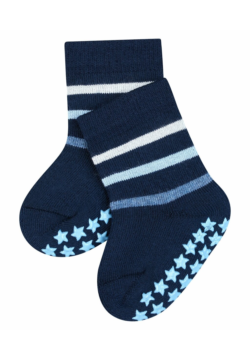 

Носки Baby Multi Stripe silicone nubs improved grip FALKE, цвет marine