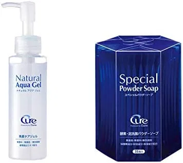 Набор для ухода за кожей Natural Aqua Gel Cure 100 г + порошковое мыло 0,6 г × 35 пакетиков